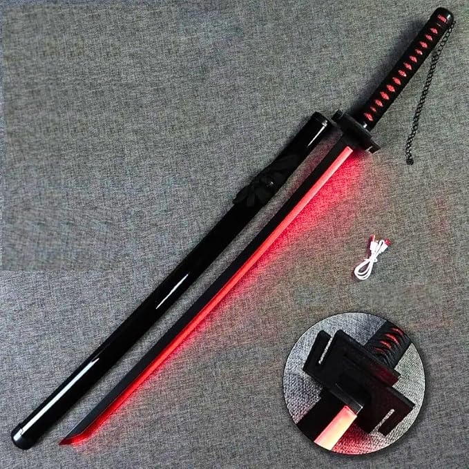 Ichigo Kurosaki Zangetsu Black - LED Katana
