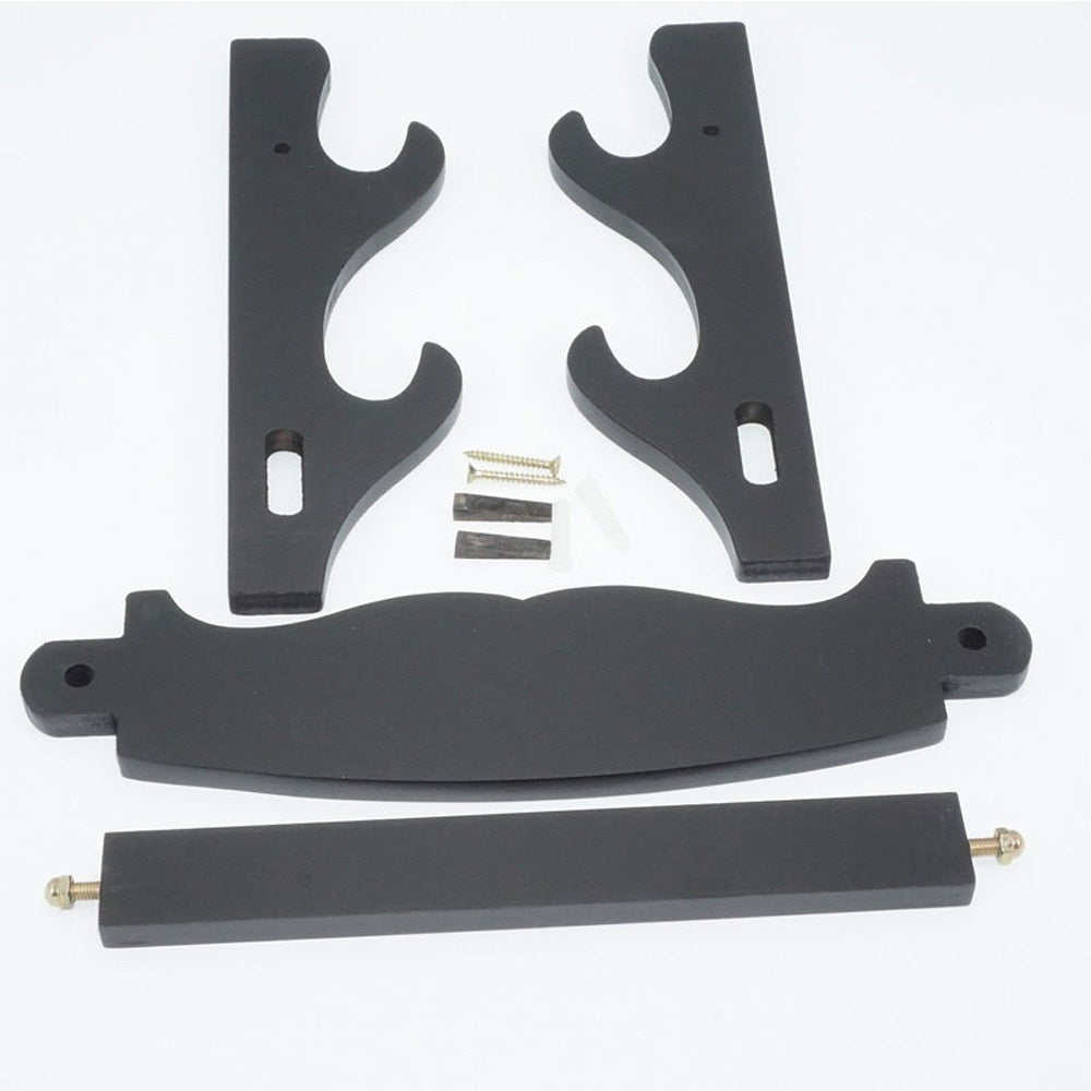 Wall Mount Katana Holder – Two Layer - flat-packed parts, cross bar, screws and wall plugs