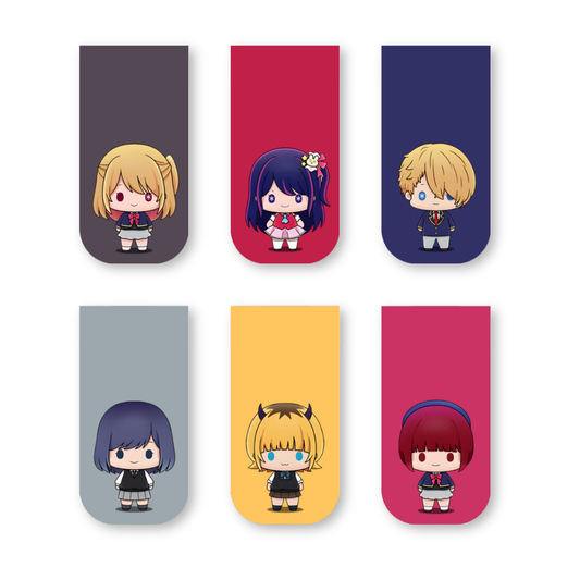 Oshi no Ko Magnetic Bookmarks – Set of 6