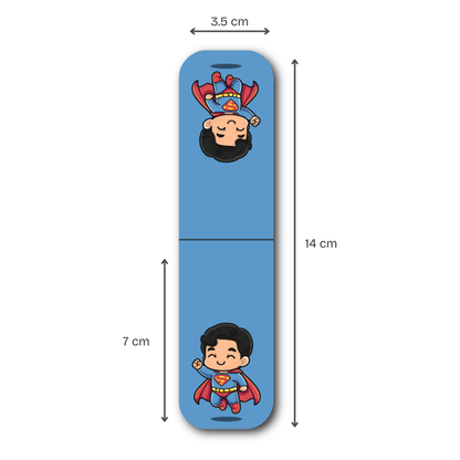 DC Justice League Magnetic Bookmarks – Set of 6