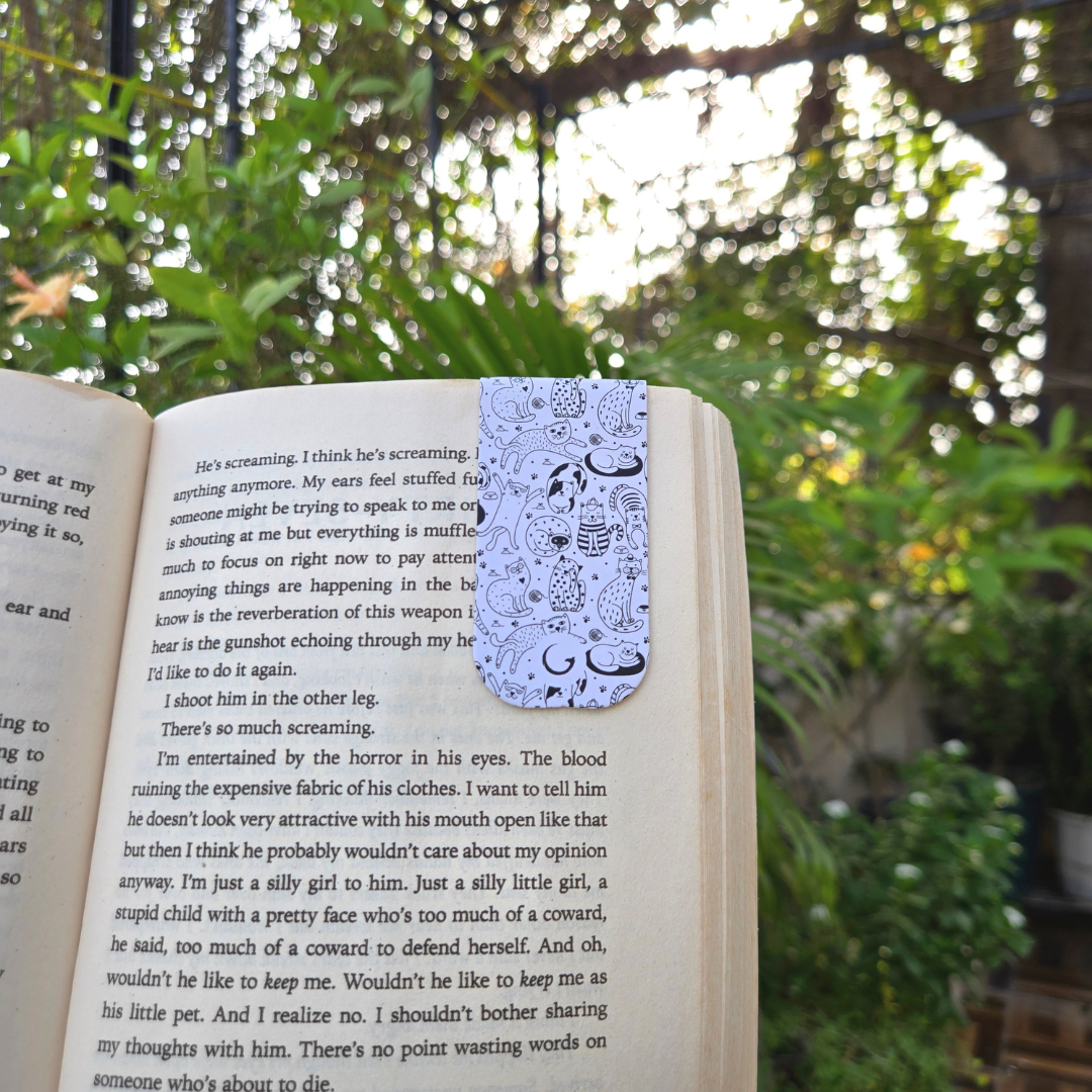 Cute Aesthetic Magnetic Bookmarks – Set of 5