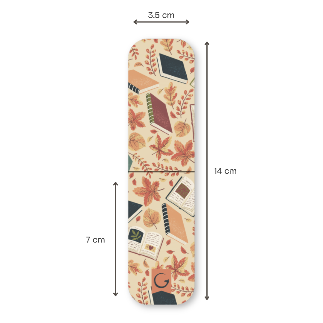 Cute Aesthetic Magnetic Bookmarks – Set of 5