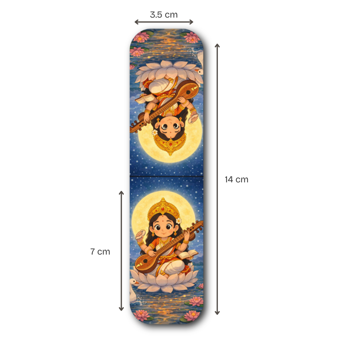 Trimurti & Tridevi Magnetic Bookmarks – Set of 6