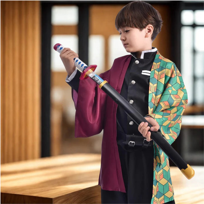 Giyu Tomioka Katana – Demon Slayer Nichirin Cosplay Sword 104cm