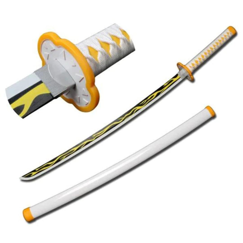 Zenitsu Agatsuma Nichirin LED Katana – Demon Slayer Anime Cosplay Sword 104cm
