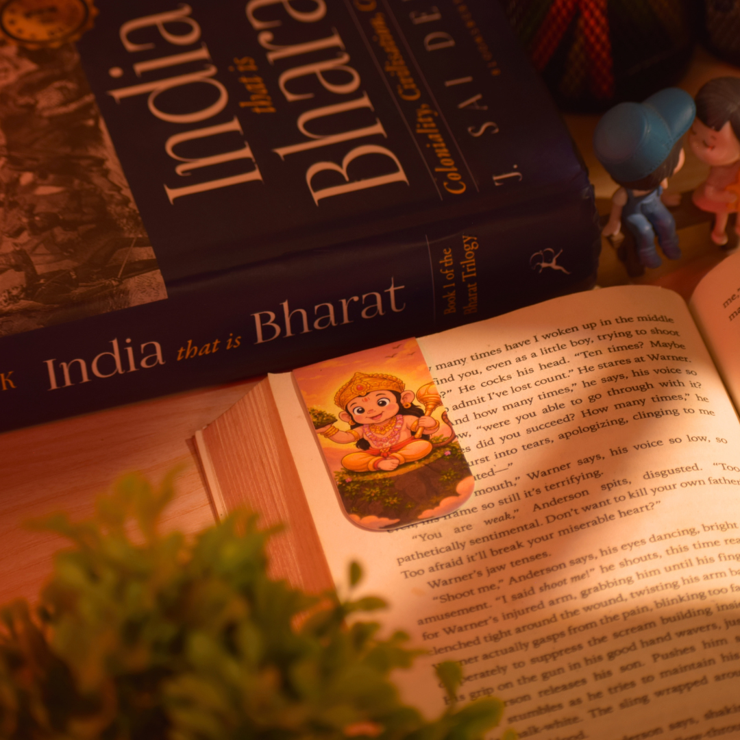 Divine Sanatani Gods Magnetic Bookmark Set – Cute Hindu Deities – Set of 6