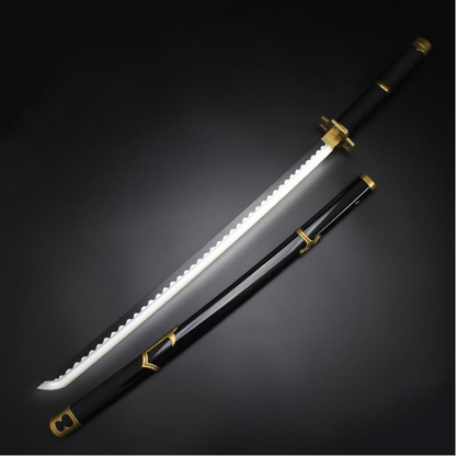Roronoa Zoro Yubashiri LED Katana – One Piece Rechargeable Light Up Cosplay Sword 40 Inches