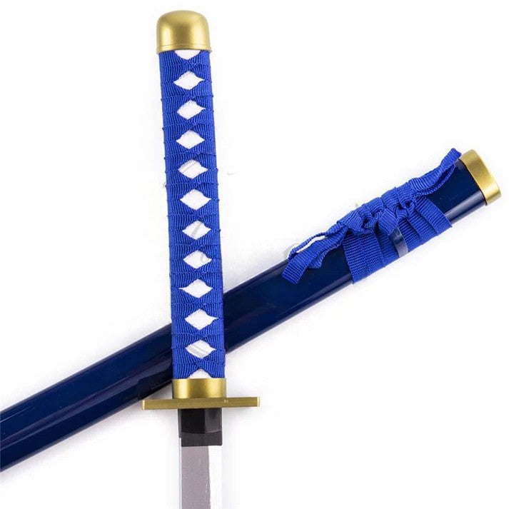 Byakuya Kuchiki Senbonzakura Katana 104cm – Bleach Anime Bamboo Sword (Blue Scabbard)