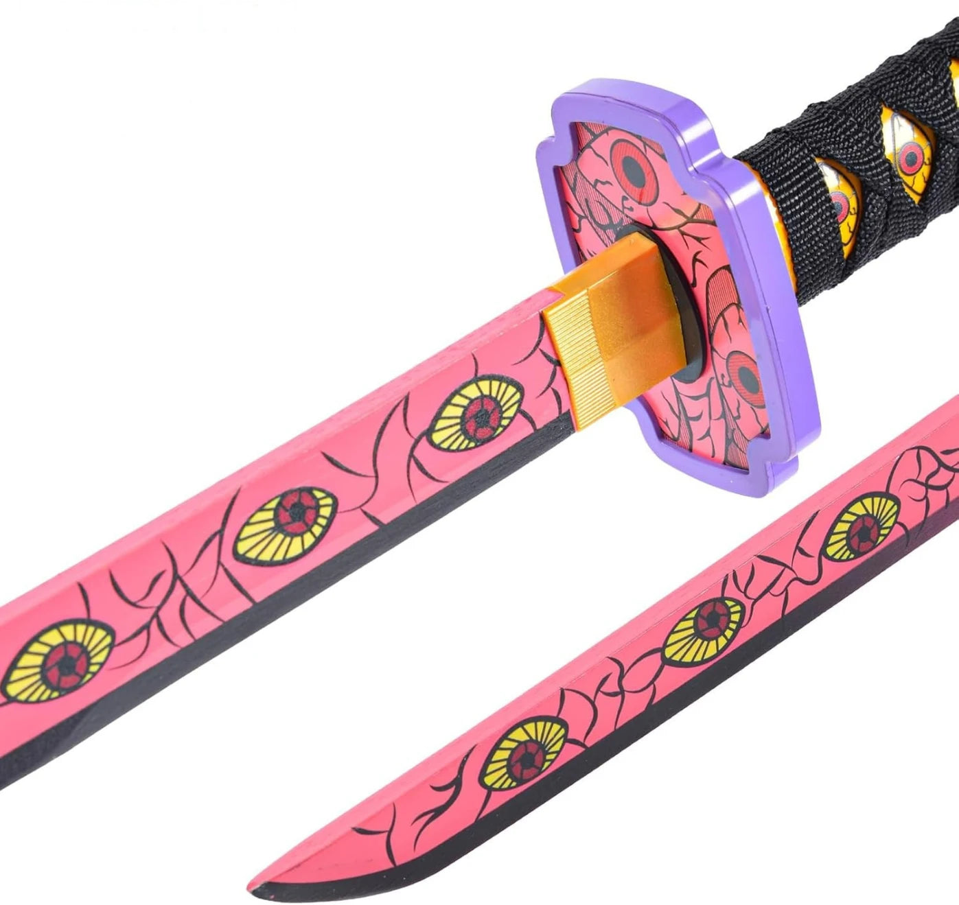 Kokushibo Wooden Katana – 104cm Upper Rank One Demon Sword