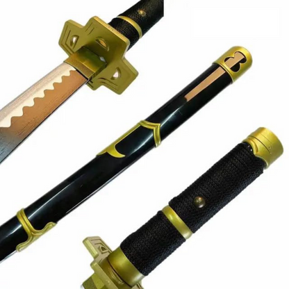 Roronoa Zoro Yubashiri LED Katana – One Piece Rechargeable Light Up Cosplay Sword 40 Inches