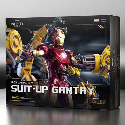 ZD Toys Iron Man Mark 4 with Suit-Up Gantry 1/10 Scale Collector Figure | Trade Supply