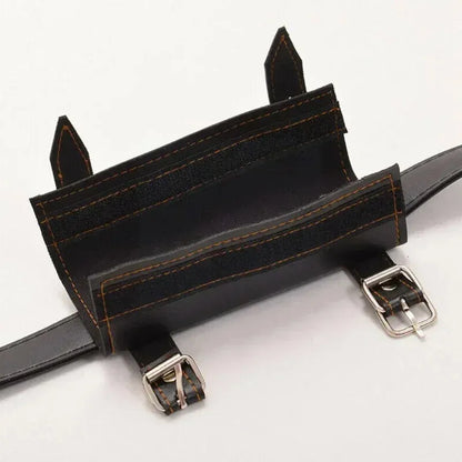 One Piece Cosplay PU Leather Sword Belt – Katana Holder Waist Black Belt for Anime Costume
