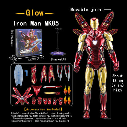 ZD Toys Iron Man Mark 85 (2.0, LED) 1/10 Scale Collector Figure | Trade Supply