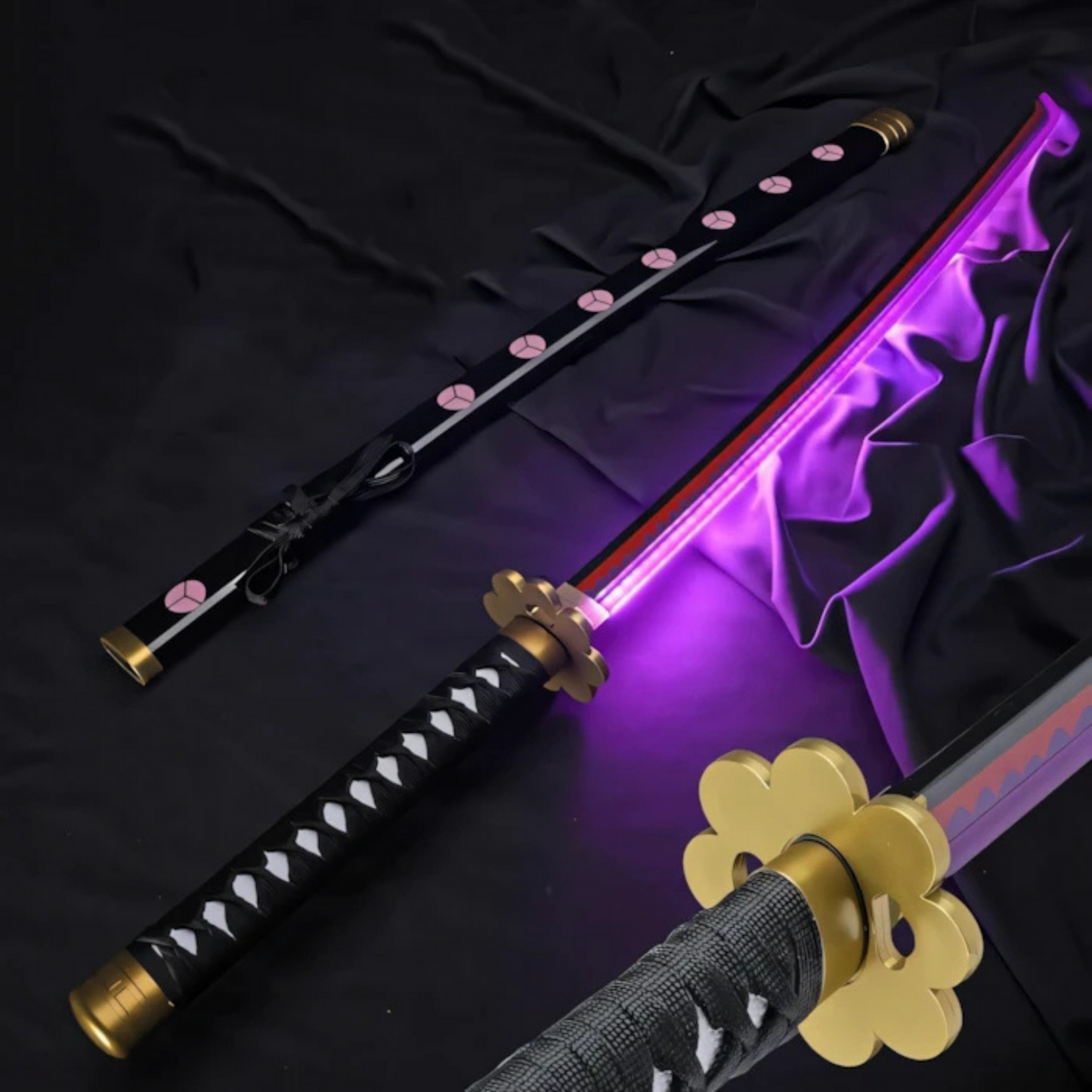 Roronoa Zoro Shusui LED Katana – One Piece Anime Cosplay Sword