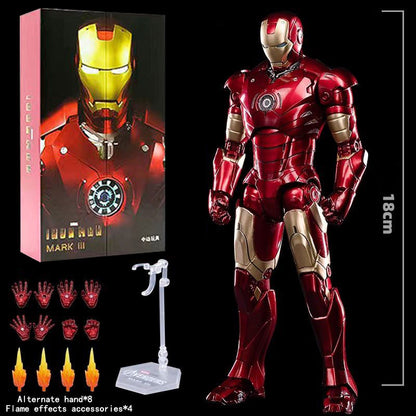 ZD Toys Iron Man Mark 3 1/10 Scale Collector Figure | Trade Supply