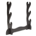 Triple Wooden Katana Display Stand – Sword Holder Rack for Swords