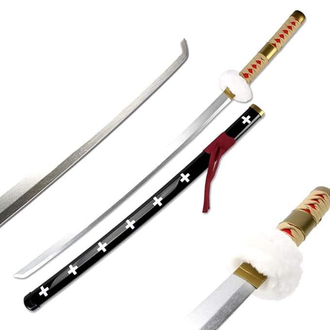 Roronoa Zoro Enma & Kitetsu Katana Replica – One Piece Bamboo Anime Sword 104cm