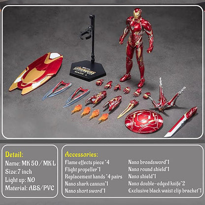 ZD Toys Iron Man Mark 50 Deluxe 1/10 Scale Collector Figure | Trade Supply