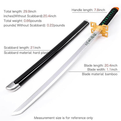 Muichiro Tokito Katana – Demon Slayer Mist Hashira Nichirin Sword 104cm