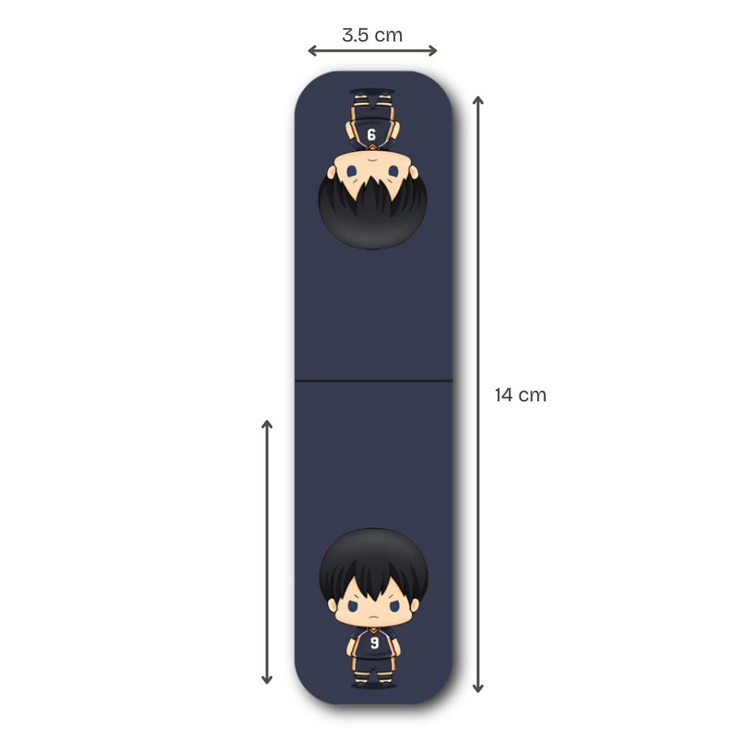 Haikyuu!! Magnetic Bookmarks – Set of 6
