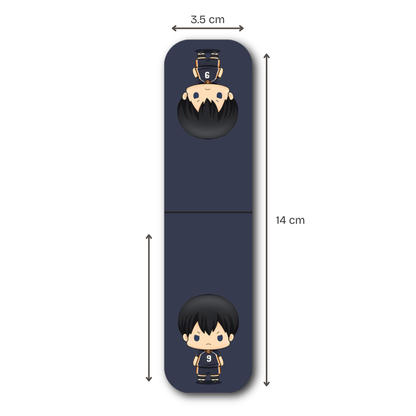 Haikyuu!! Magnetic Bookmarks – Set of 6