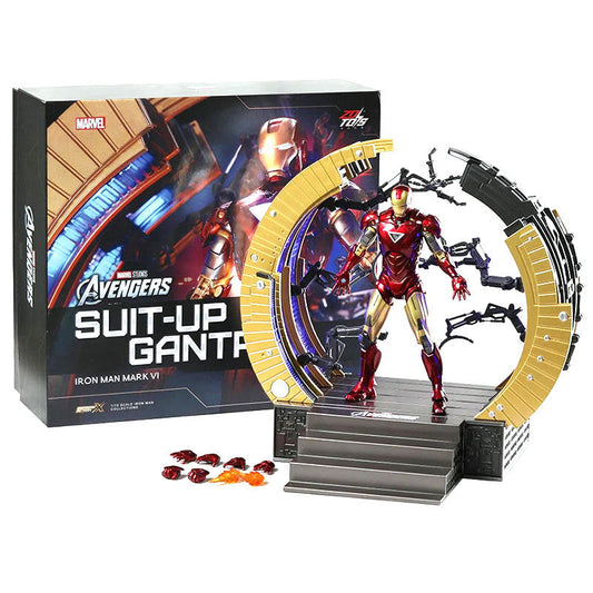 ZD Toys Iron Man Mark 6 with Suit-Up Gantry 1/10 Scale Collector Figure | Trade Supply