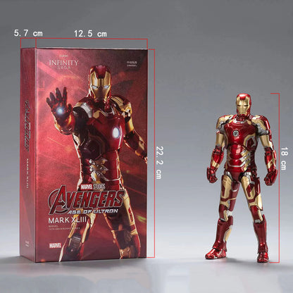 ZD Toys Iron Man Mark 43 1/10 Scale Collector Figure | Trade Supply