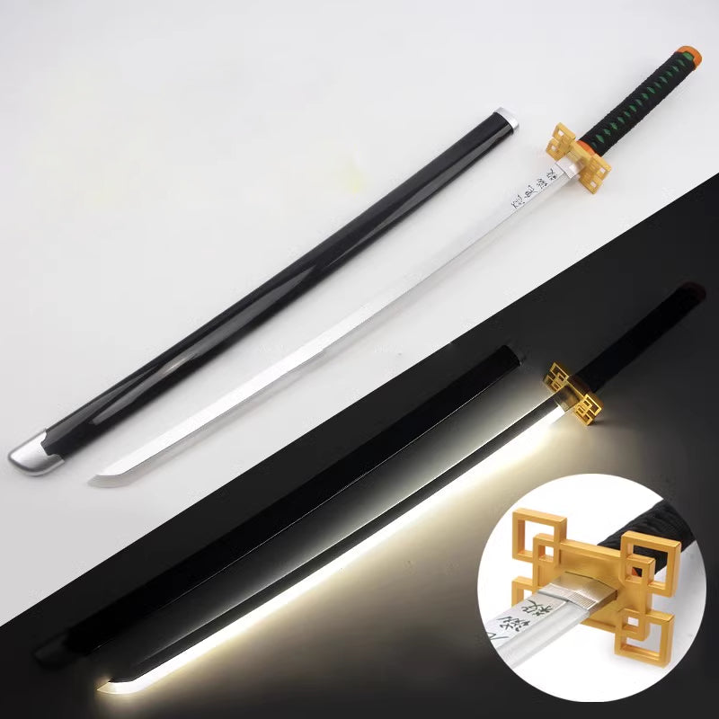 Muichiro Tokito Nichirin LED Katana – Demon Slayer Light-Up Anime Sword