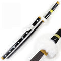 Trafalgar Law White Katana Replica – One Piece Anime Wooden Sword 104cm