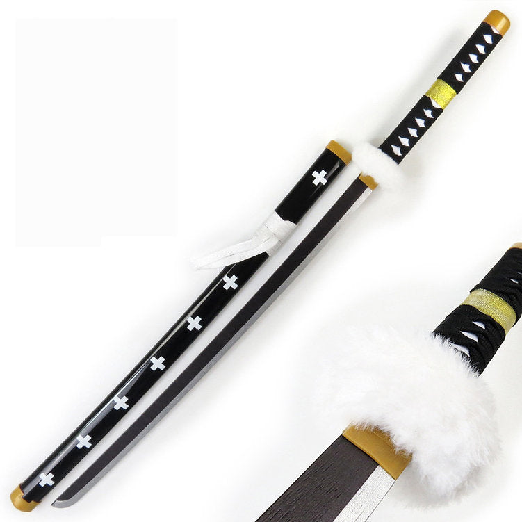 Trafalgar Law White Katana Replica – One Piece Anime Wooden Sword 104cm