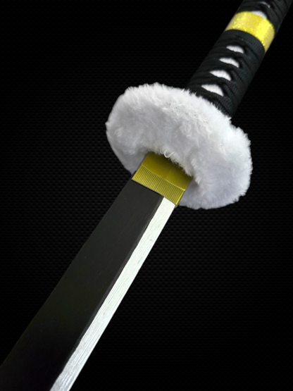 Trafalgar Law White Katana Replica – One Piece Anime Wooden Sword 104cm