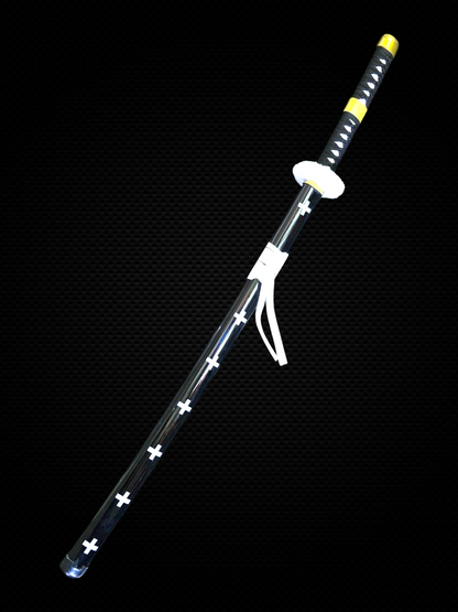 Trafalgar Law White Katana Replica – One Piece Anime Wooden Sword 104cm