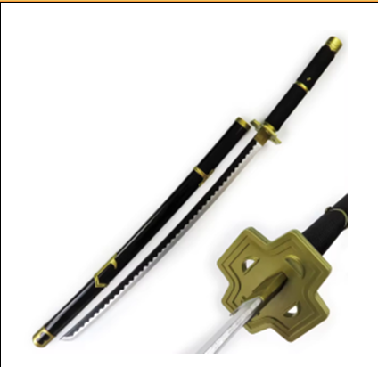 Roronoa Zoro – One Piece Yubashiri – Wooden Katana Replica (104 cm)