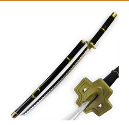 Roronoa Zoro – One Piece Yubashiri – Wooden Katana Replica (104 cm)