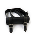 One Piece Cosplay PU Leather Sword Belt – Katana Holder Waist Black Belt for Anime Costume