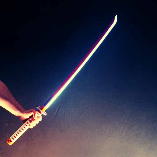 Kanao Tsuyuri Pink Nichirin LED Katana – 104 cm Demon Slayer Anime Sword Replica