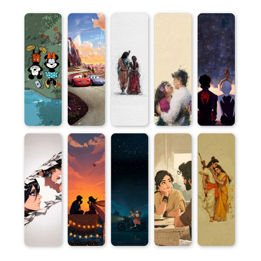 Love & Romance Bookmarks – Set of 10