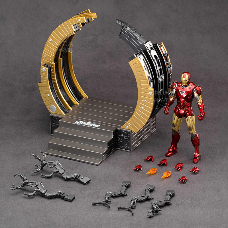 ZD Toys Iron Man Mark 6 with Suit-Up Gantry 1/10 Scale Collector Figure | Trade Supply
