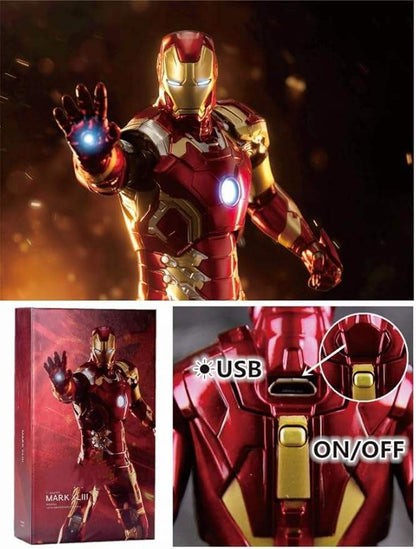 ZD Toys Iron Man Mark 43 1/10 Scale Collector Figure | Trade Supply
