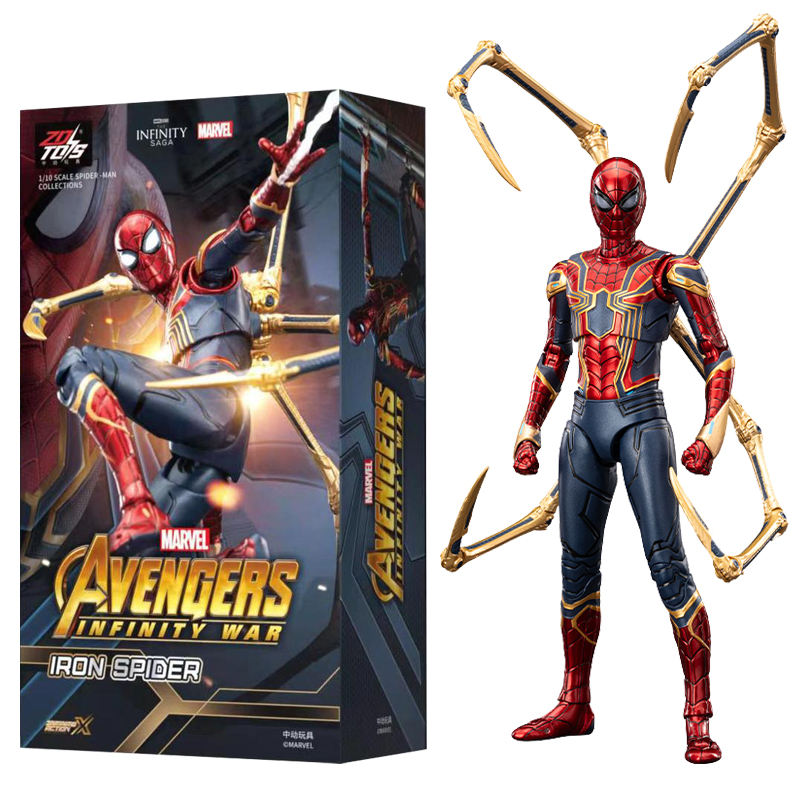 ZD Toys Spider-Man Iron Spider 1/10 Scale Collector Figure | Trade Supply