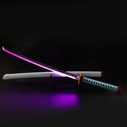 Mitsuri Kanroji LED Nichirin Sword – Demon Slayer Light Up Cosplay Katana 104cm