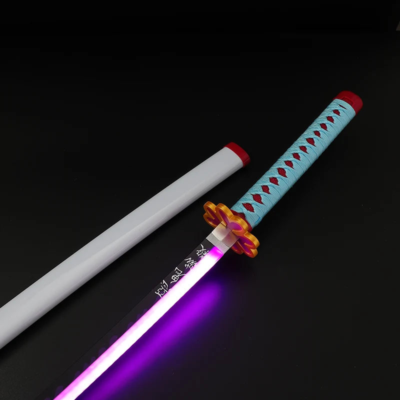 Mitsuri Kanroji LED Nichirin Sword – Demon Slayer Light Up Cosplay Katana 104cm
