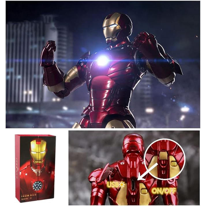 ZD Toys Iron Man Mark 3 1/10 Scale Collector Figure | Trade Supply