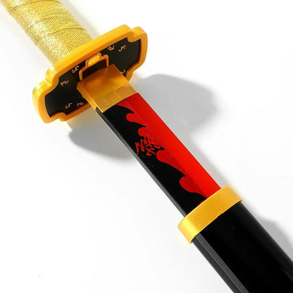 Yoriichi Tsugikuni LED Nichirin Katana – Demon Slayer Light Up Wooden Sword 104cm