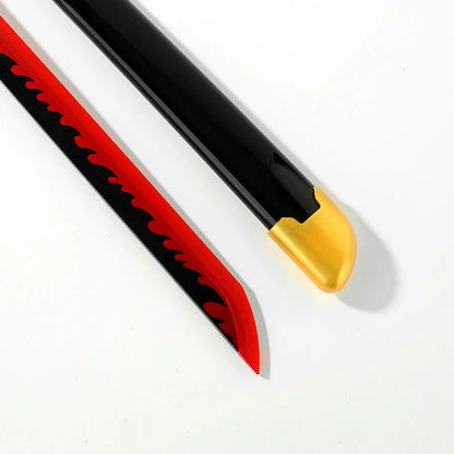 Yoriichi Tsugikuni LED Nichirin Katana – Demon Slayer Light Up Wooden Sword 104cm