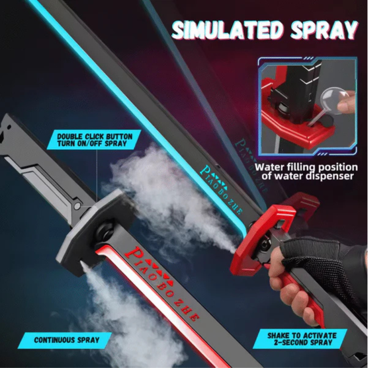 Spark FX Smoke Effect - LED Katana