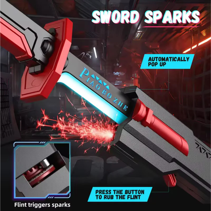 Spark FX Katana – Sparkling LED Smoke Effect Katana Replica (104 cm)
