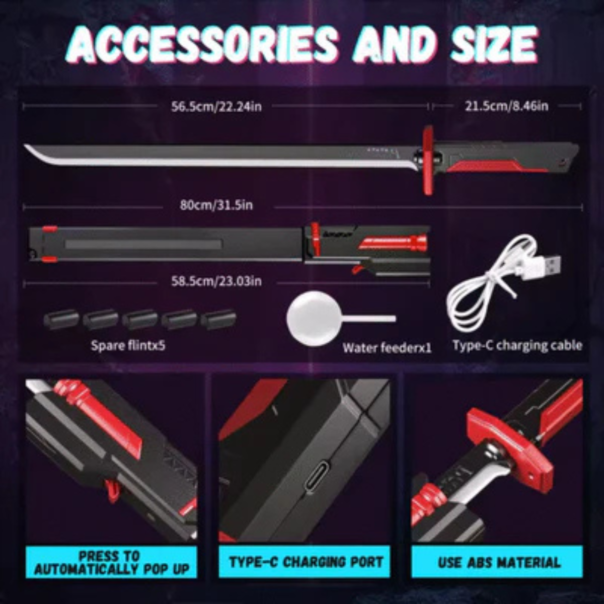 Spark FX Smoke Effect - LED Katana