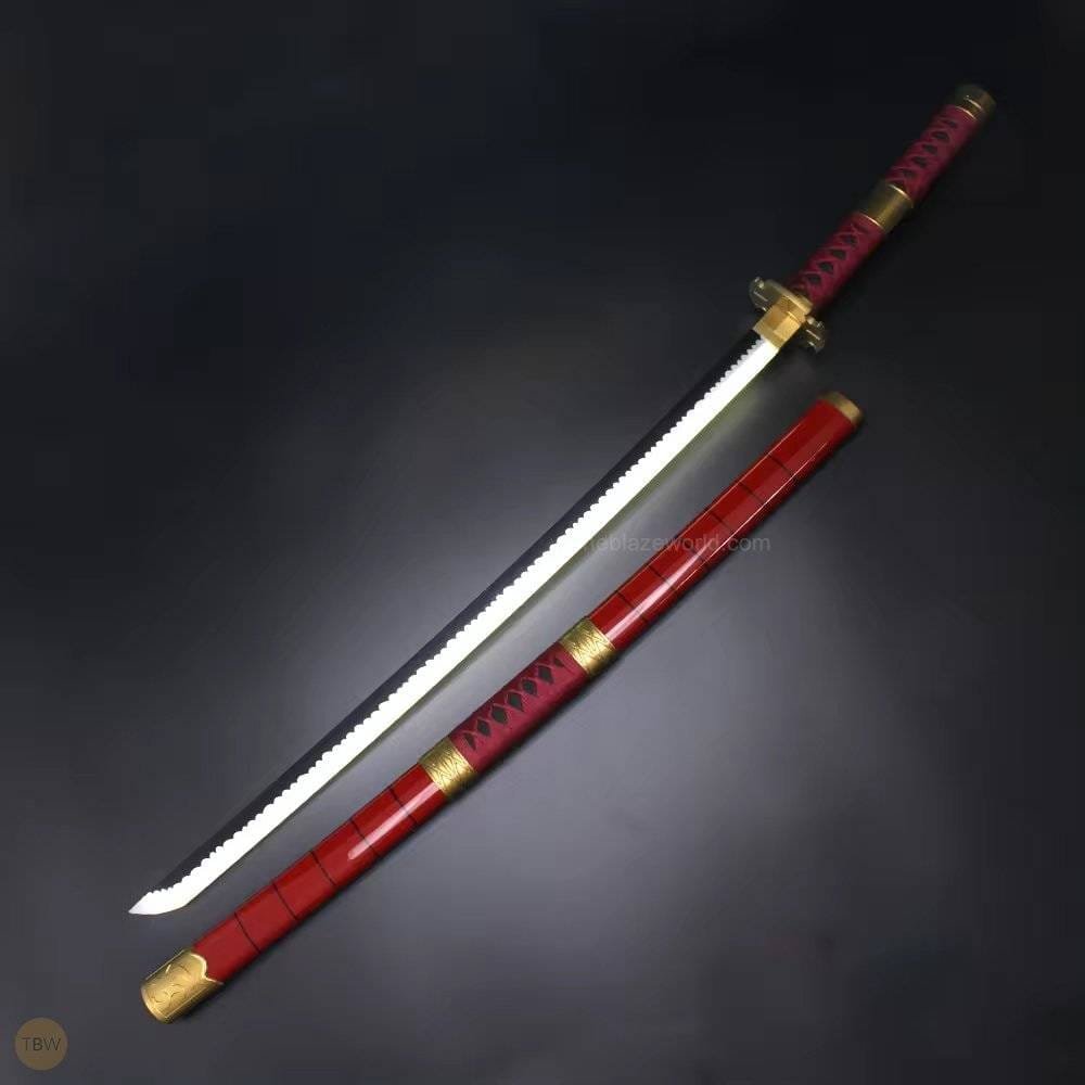 Roronoa Zoro Sandai Kitetsu LED Katana – One Piece Light Up Cosplay Sword 104cm