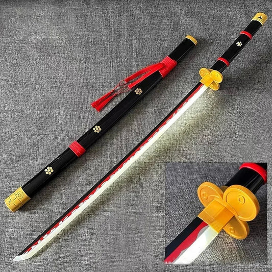 Roronoa Zoro Enma LED Katana (Purple/Black) – One Piece Anime Cosplay Sword 104cm